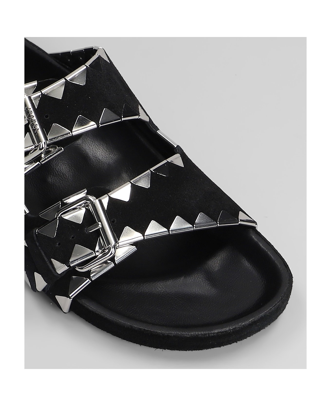 Lennyo Flats In Black Suede - 5