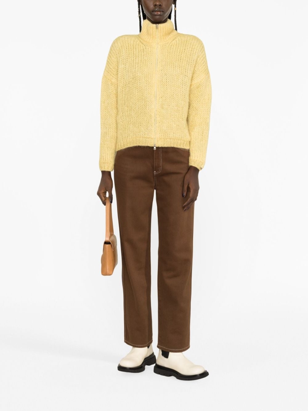 mohair-blend cardigan - 2