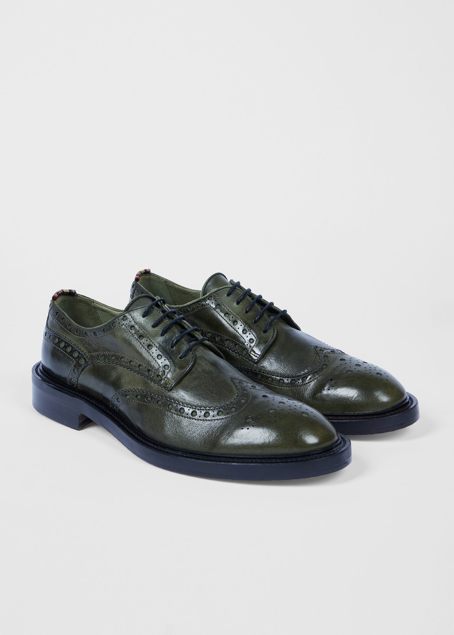 Khaki 'Langley' Brogues - 2