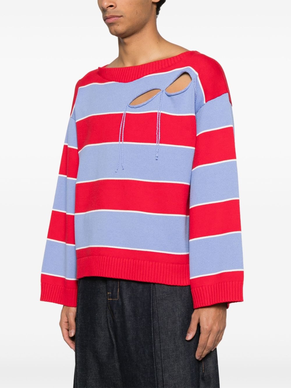 Slash Stripe sweater - 3