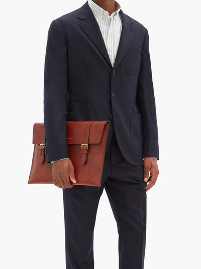 Brunello Cucinelli Single-breasted wool-twill suit outlook