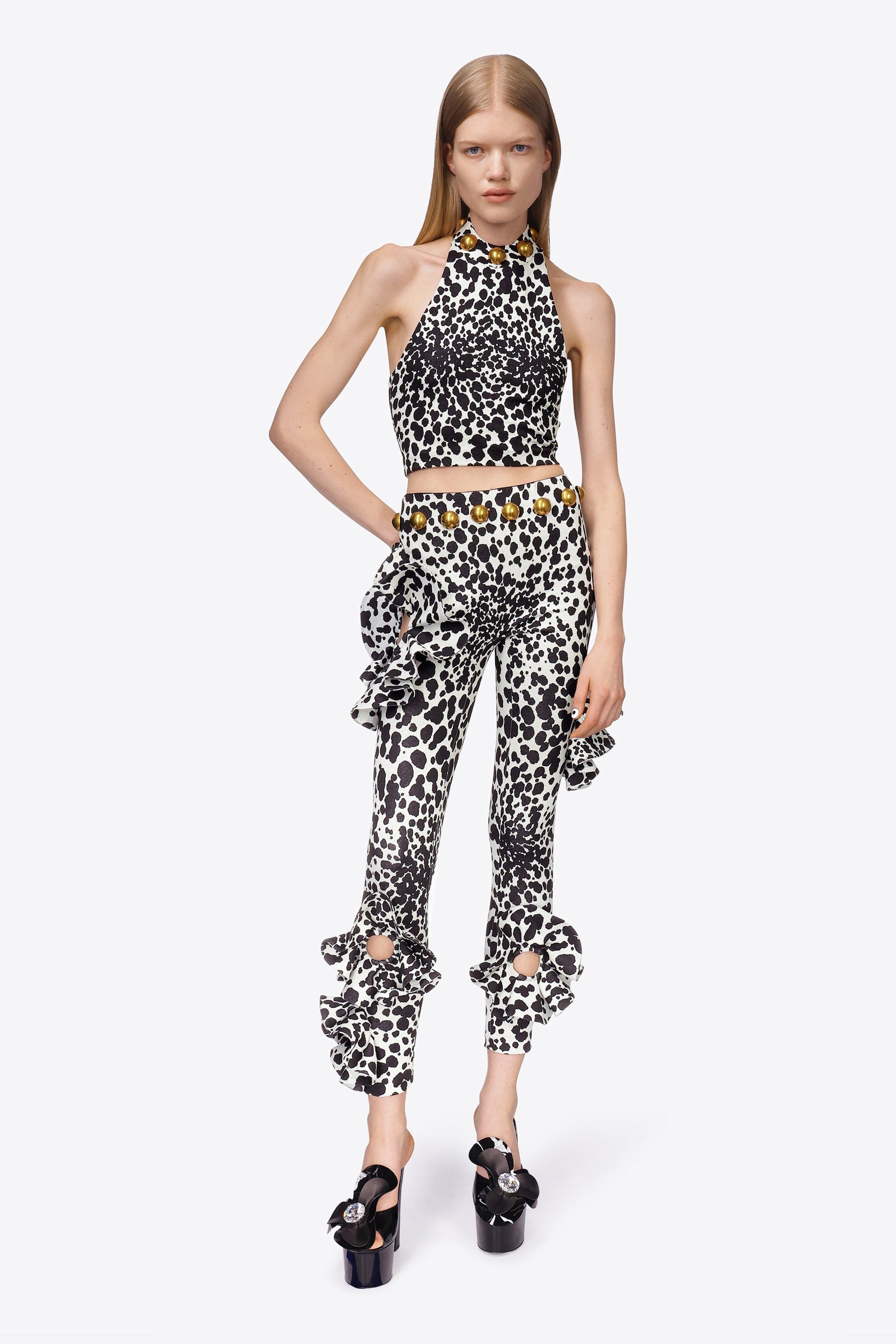 DALMATIAN FLOWER LEGGING - 4