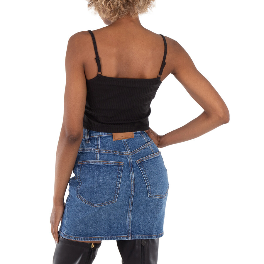 T by Alexander Wang Ribbed-Knit Cotton Cami Top - 3