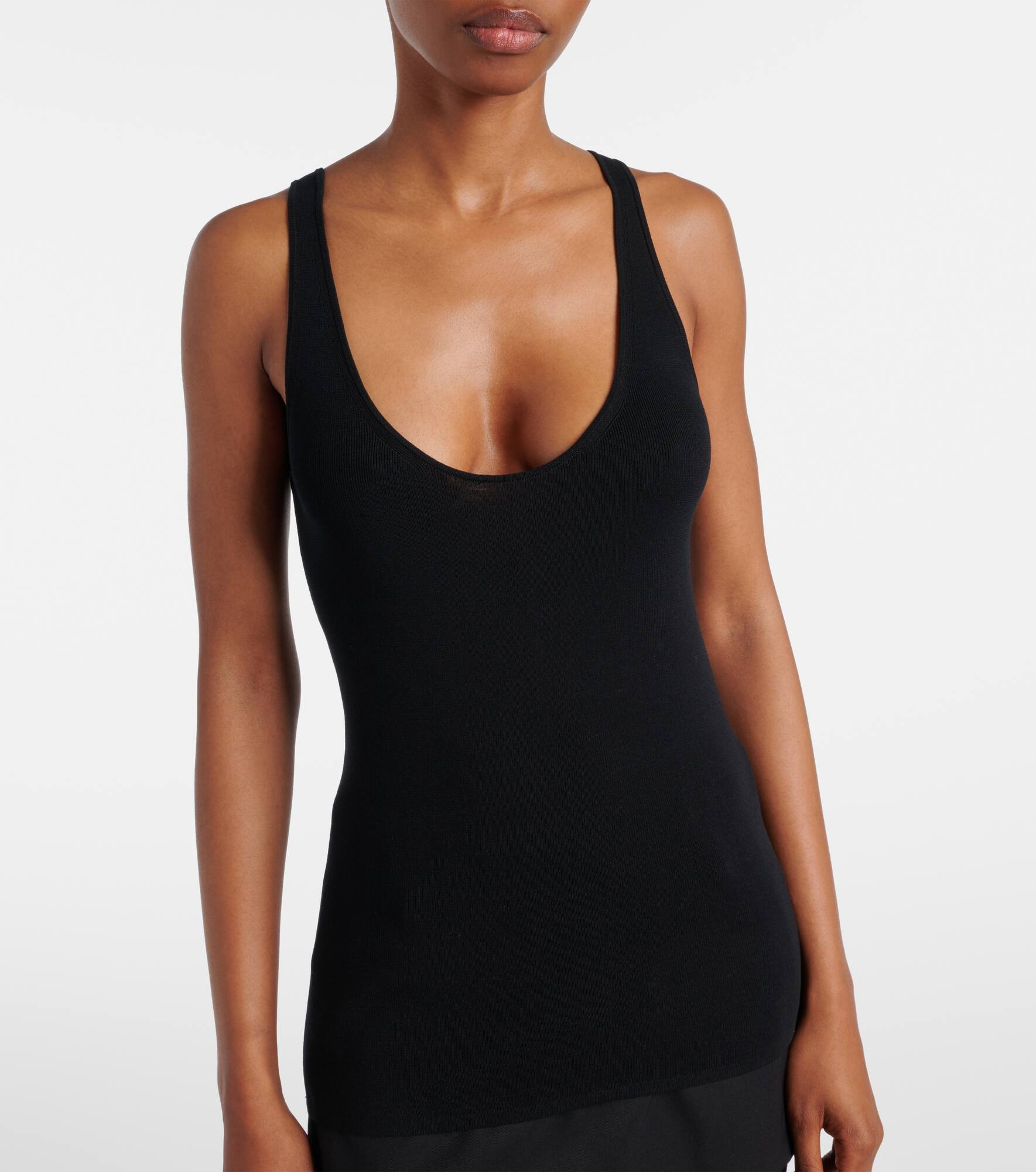 Cotton jersey tank top - 6