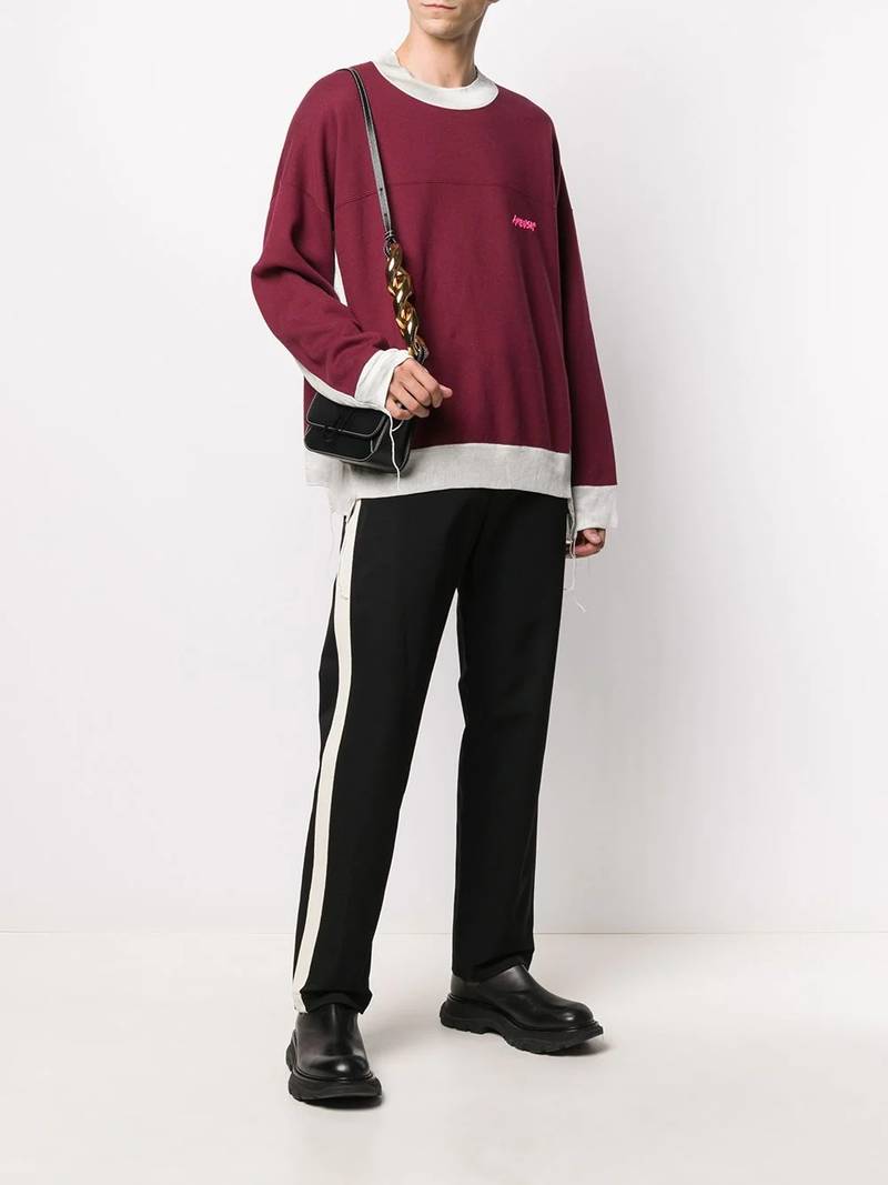 Ambush panel detailing sweatshirt outlook