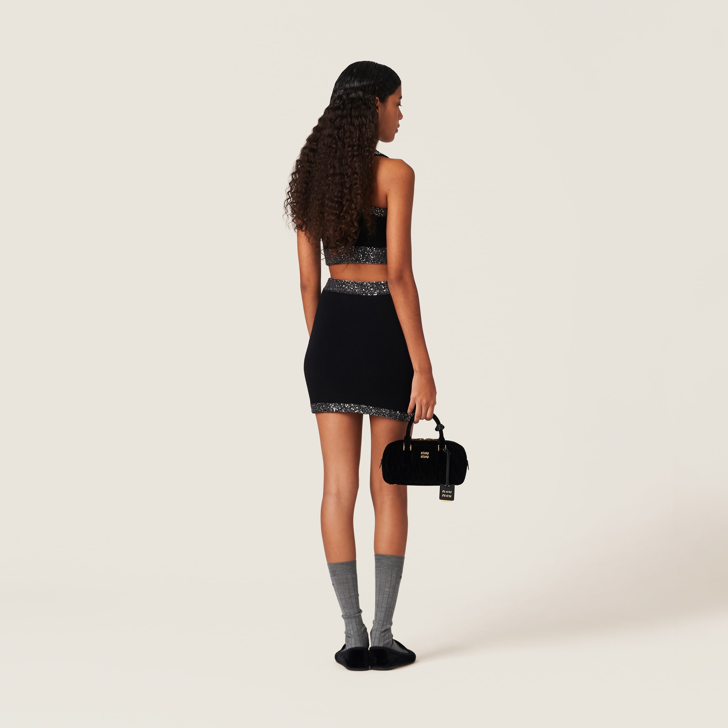 Cashmere miniskirt - 3