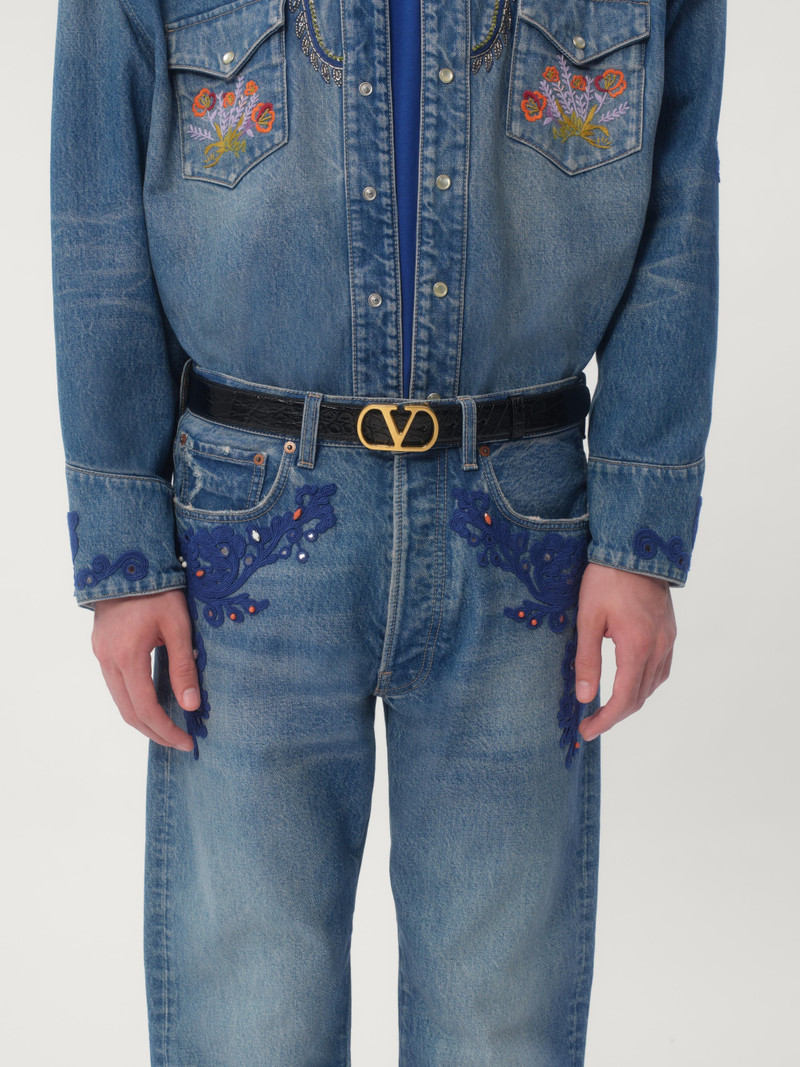 Valentino VLOGO SIGNATURE CROCODILE BELT 30 MM outlook