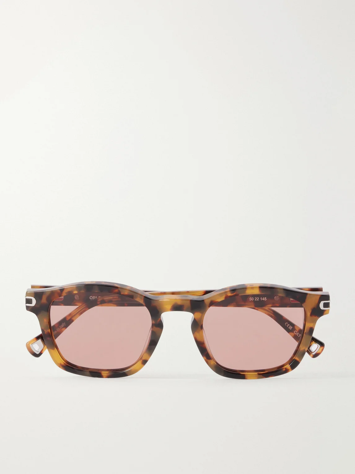 The Davey Square-Frame Tortoiseshell Acetate Sunglasses - 1