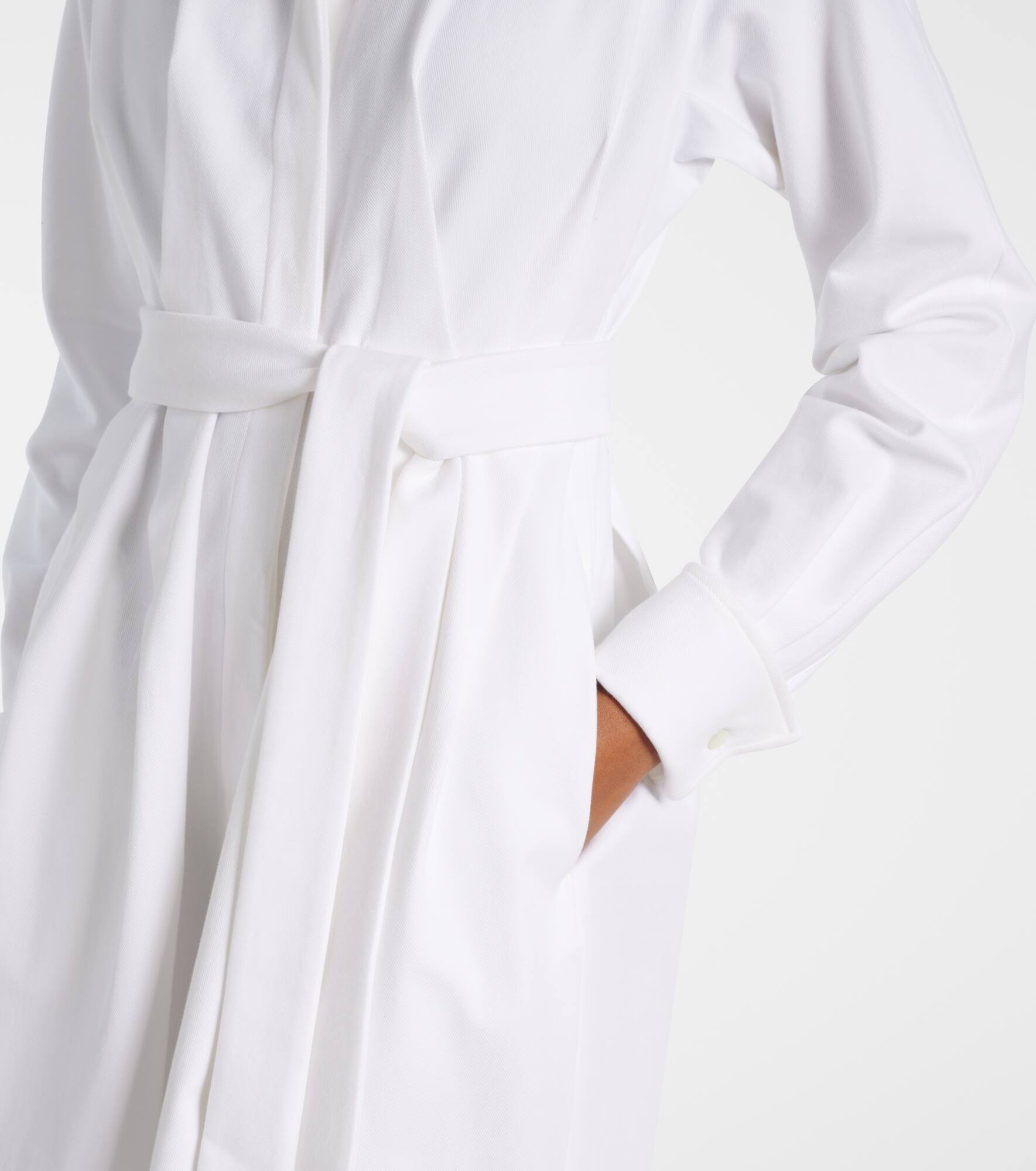 Arezzo gabardine shirt dress - 5