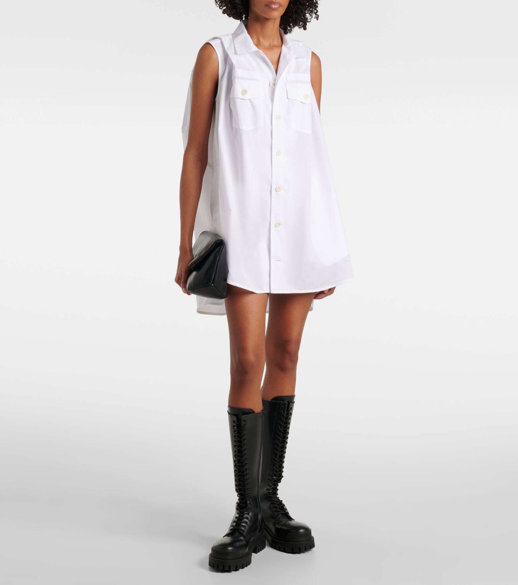Poplin minidress - 6