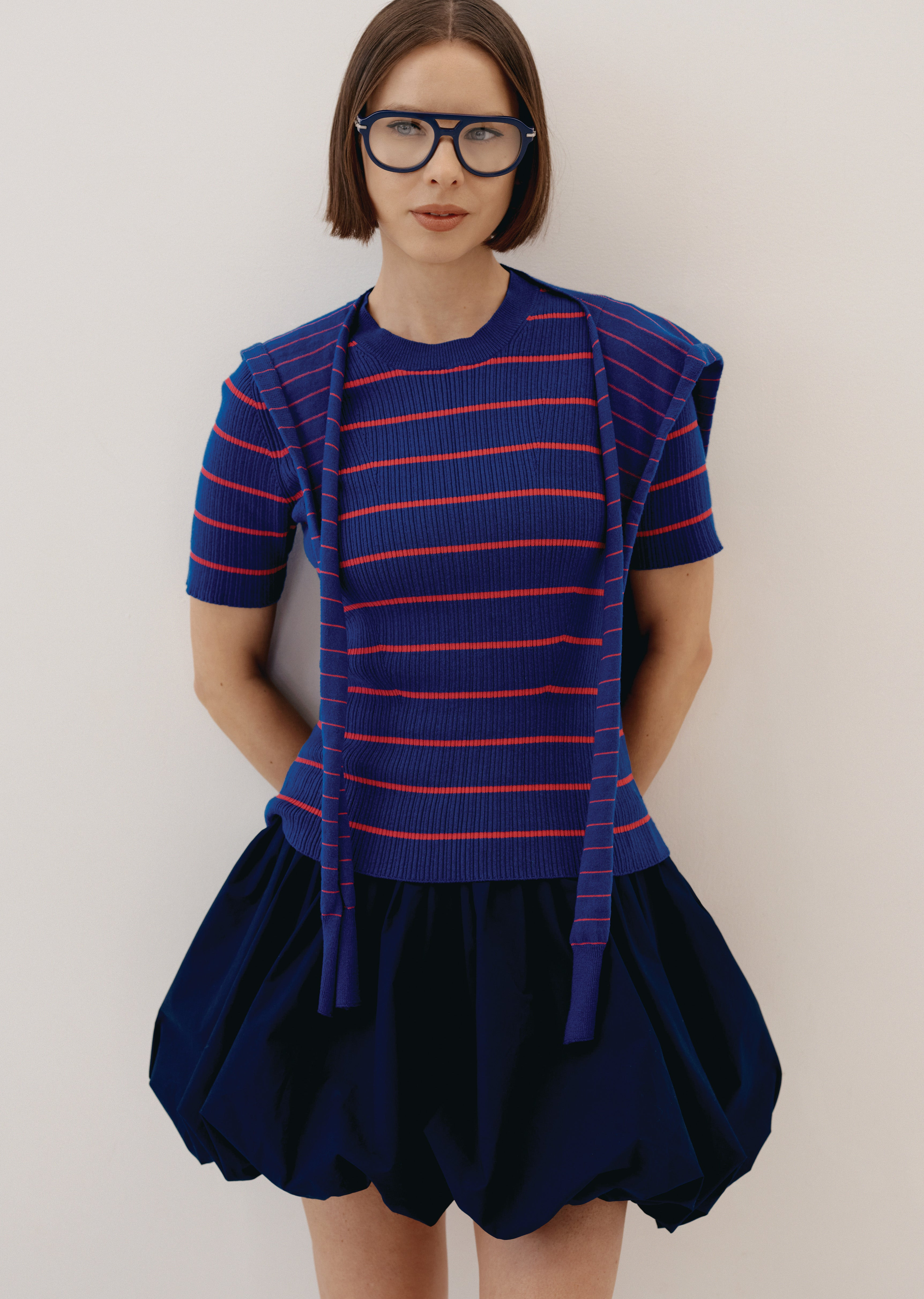 TWAIN COTTON CASHMERE SHORT SLEEVE PRE - 4