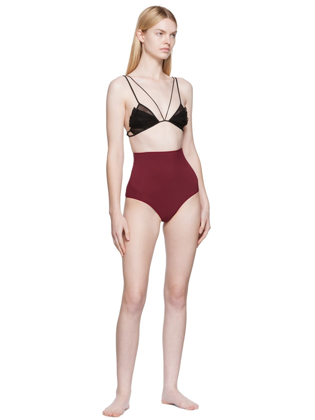 SSENSE Exclusive Burgundy Briefs - 4