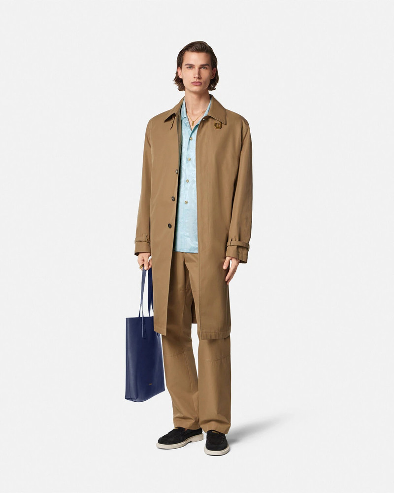 VERSACE Barocco Jacquard Silk-Blend Shirt outlook