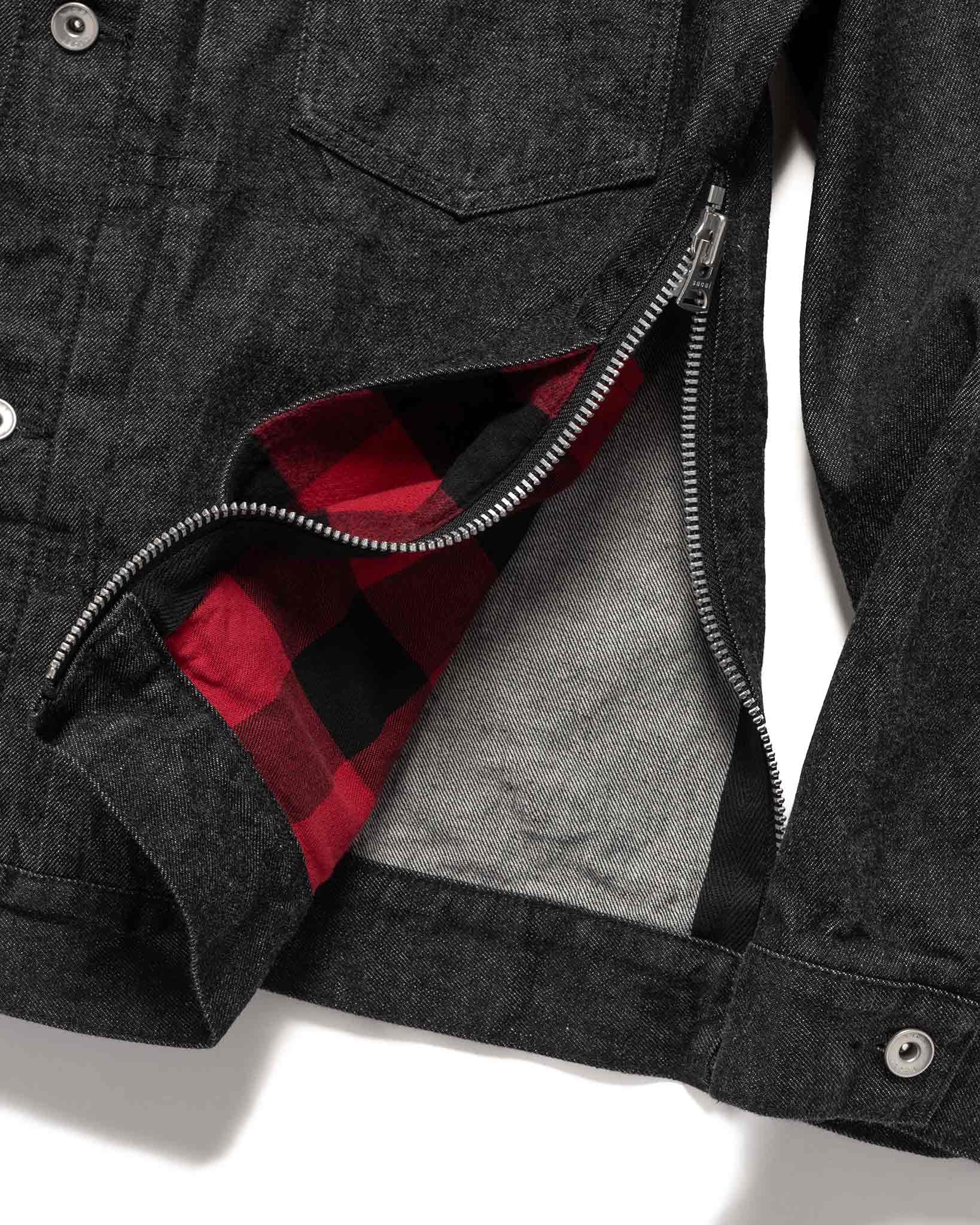 BEYONDEXX Denim Blouson Black - 5