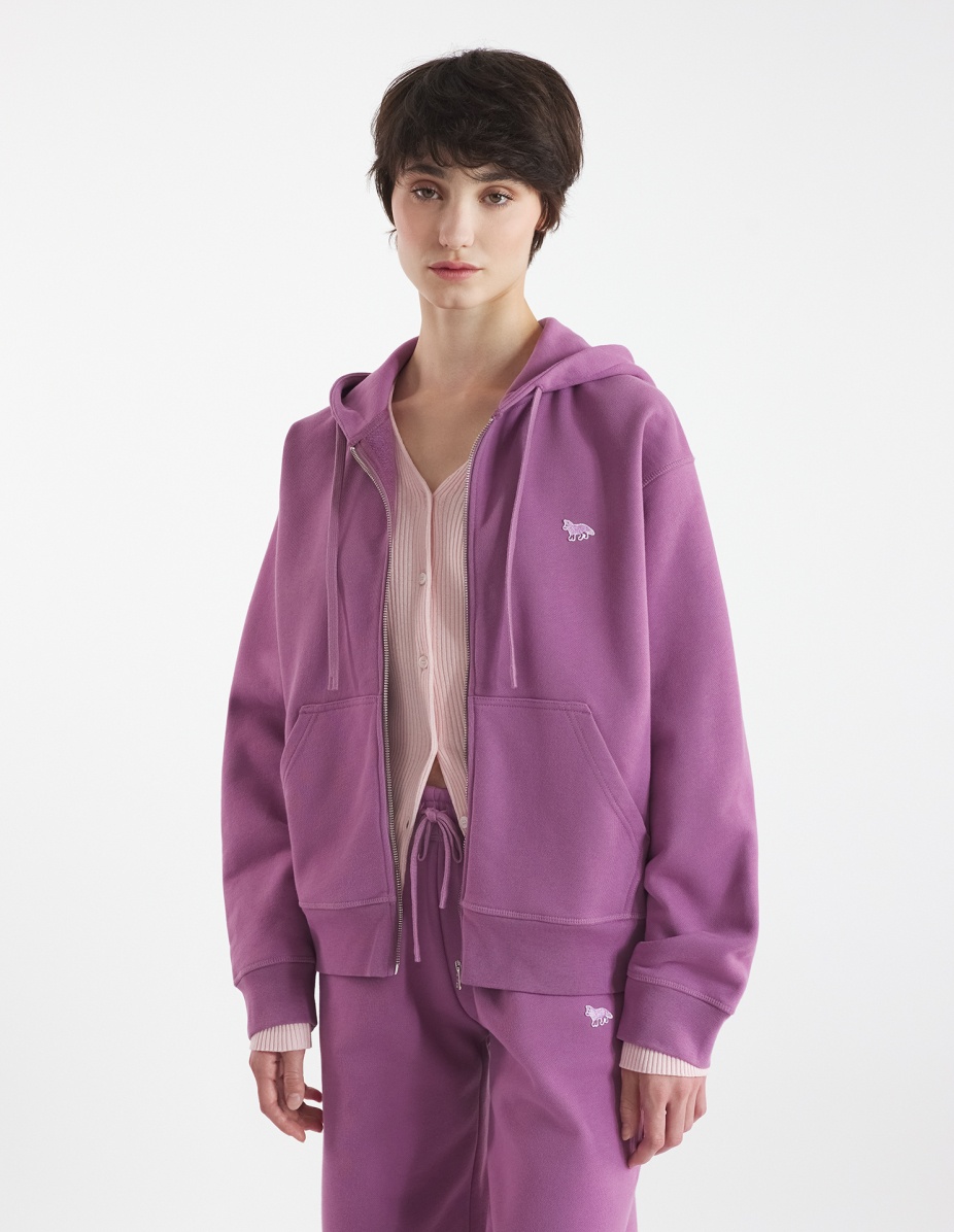 BABY FOX PATCH ZIPPED HOODIE - 3