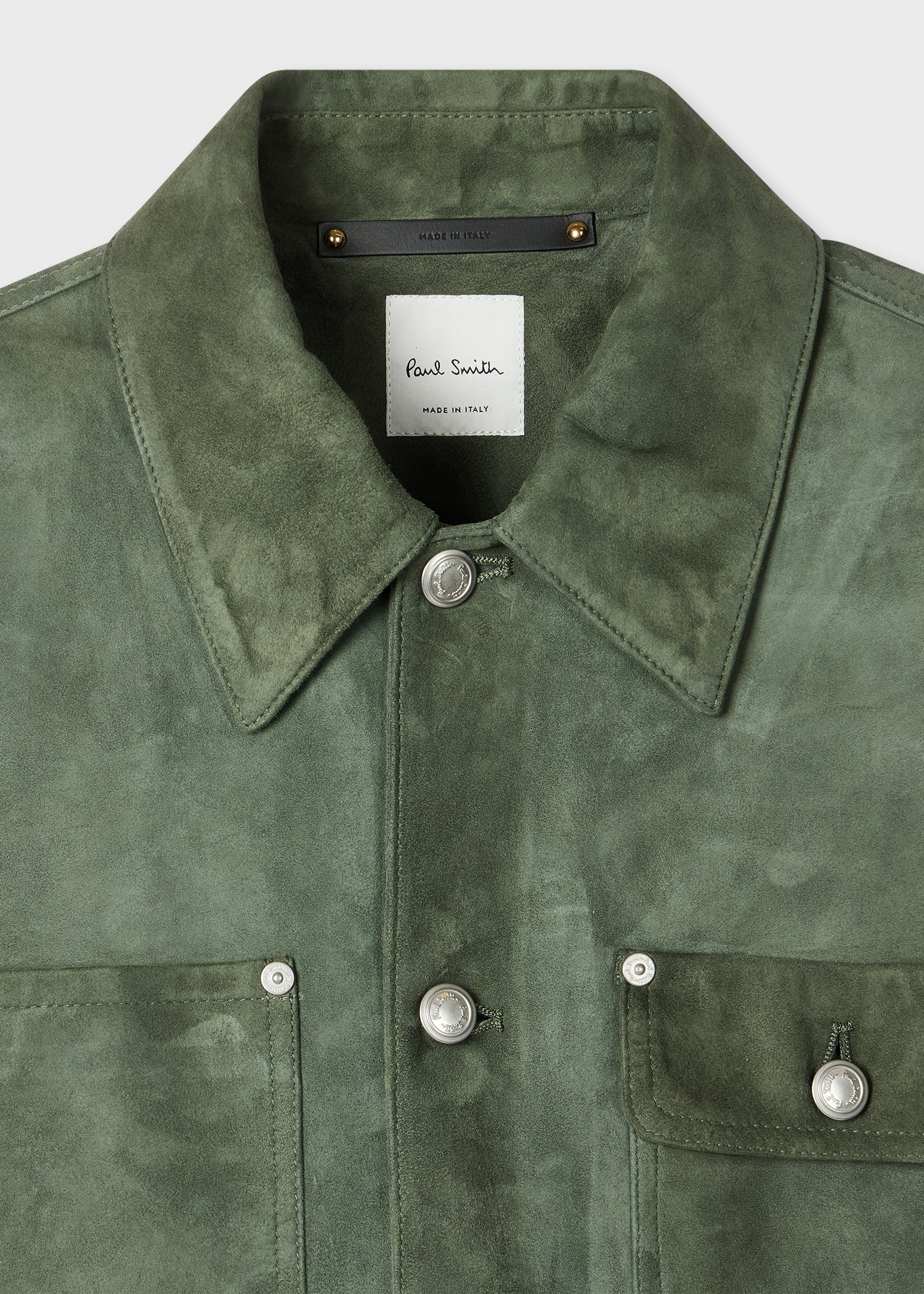 Green Suede Short Jacket - 4