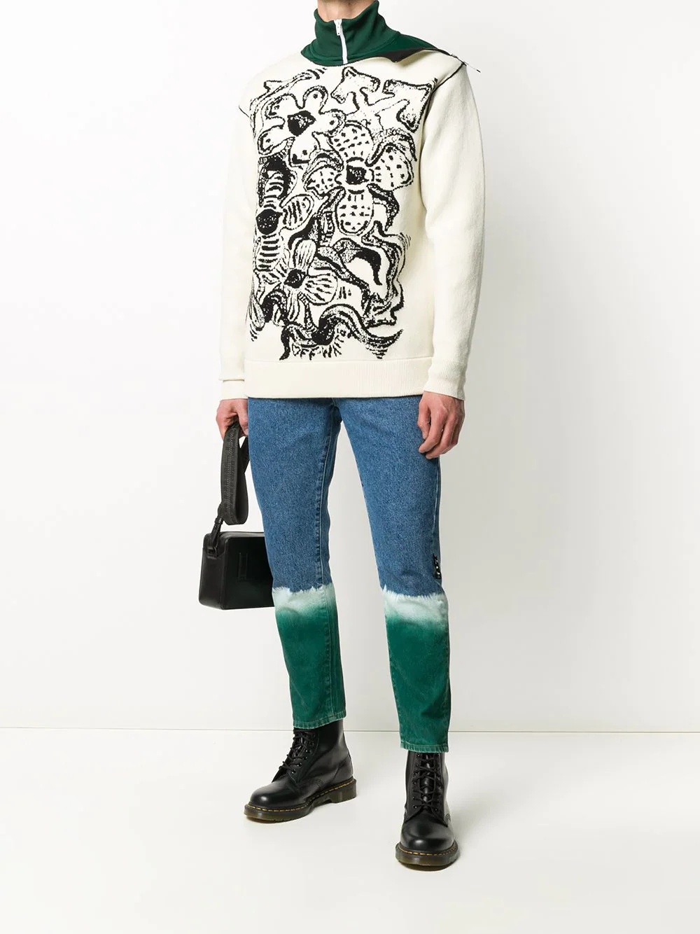 Flowers crew-neck jumper - 2