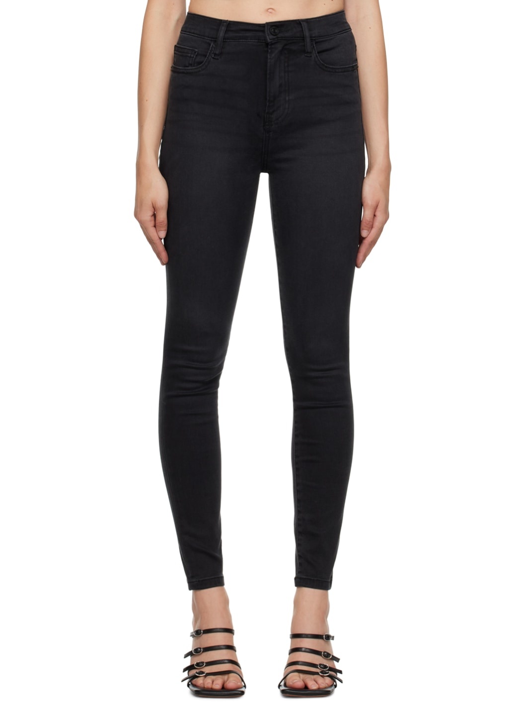 Black 'Le High Skinny' Jeans - 1