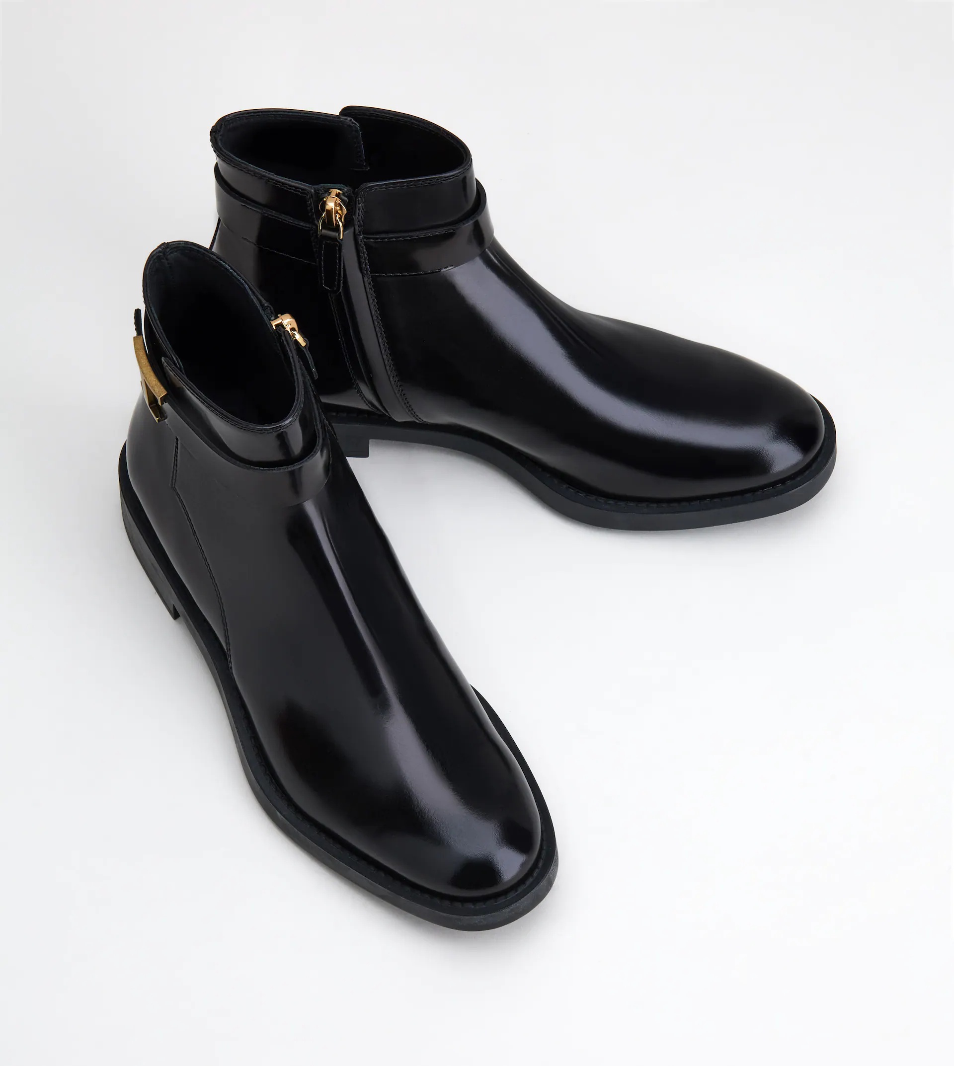 TIMELESS ANKLE BOOTS IN LEATHER - BLACK - 2