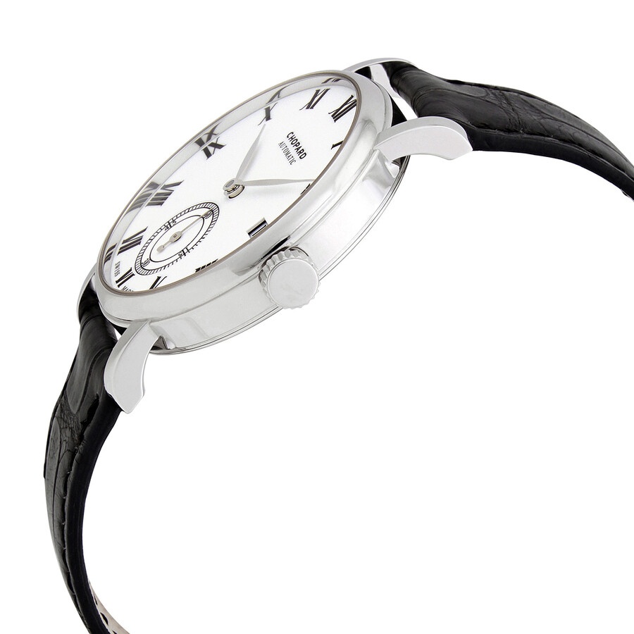 Chopard Classic Manufacture  Automatic White Dial 18kt White Gold Men's Watch 161289-1001 - 2