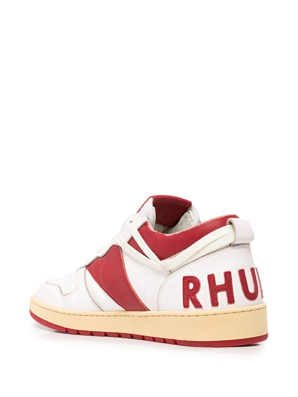 low-top panelled sneakers - 6