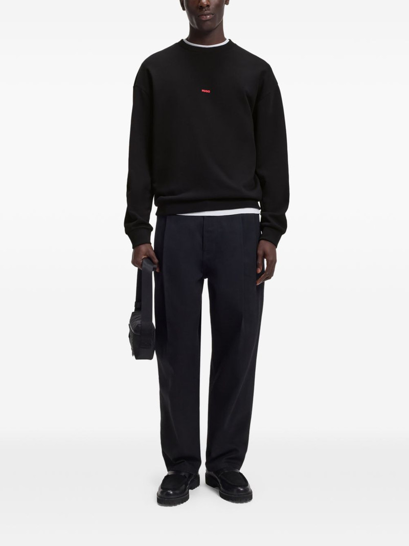 HUGO dog-print sweatshirt outlook