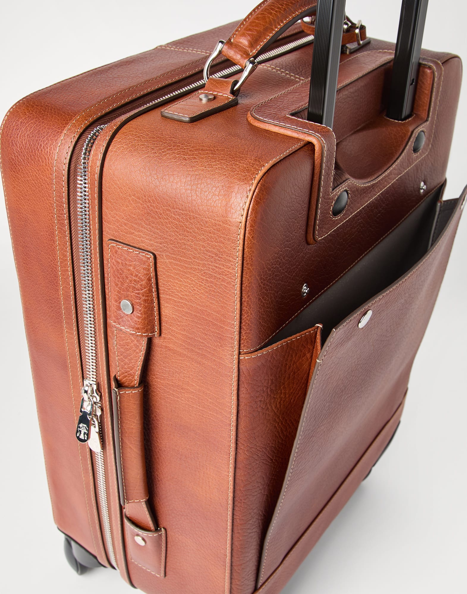 Grained calfskin suitcase - 3