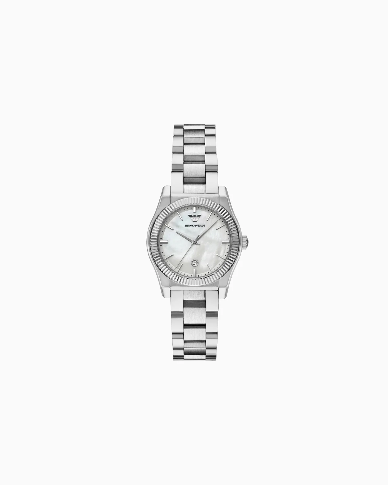 THREE-HAND STAINLESS STEEL WATCH - 1