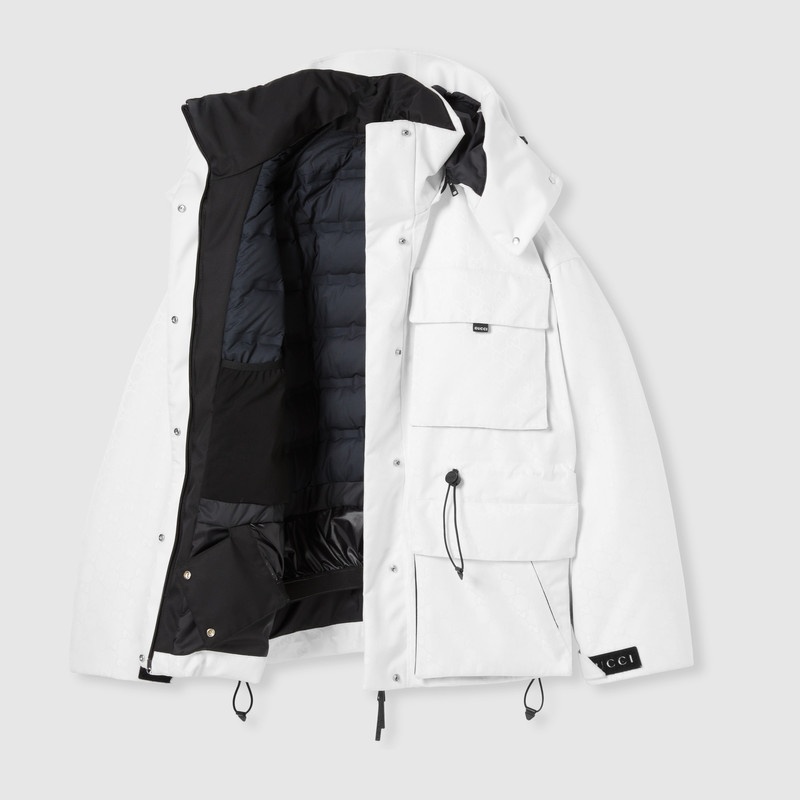 GG technical fabric jacquard jacket 8