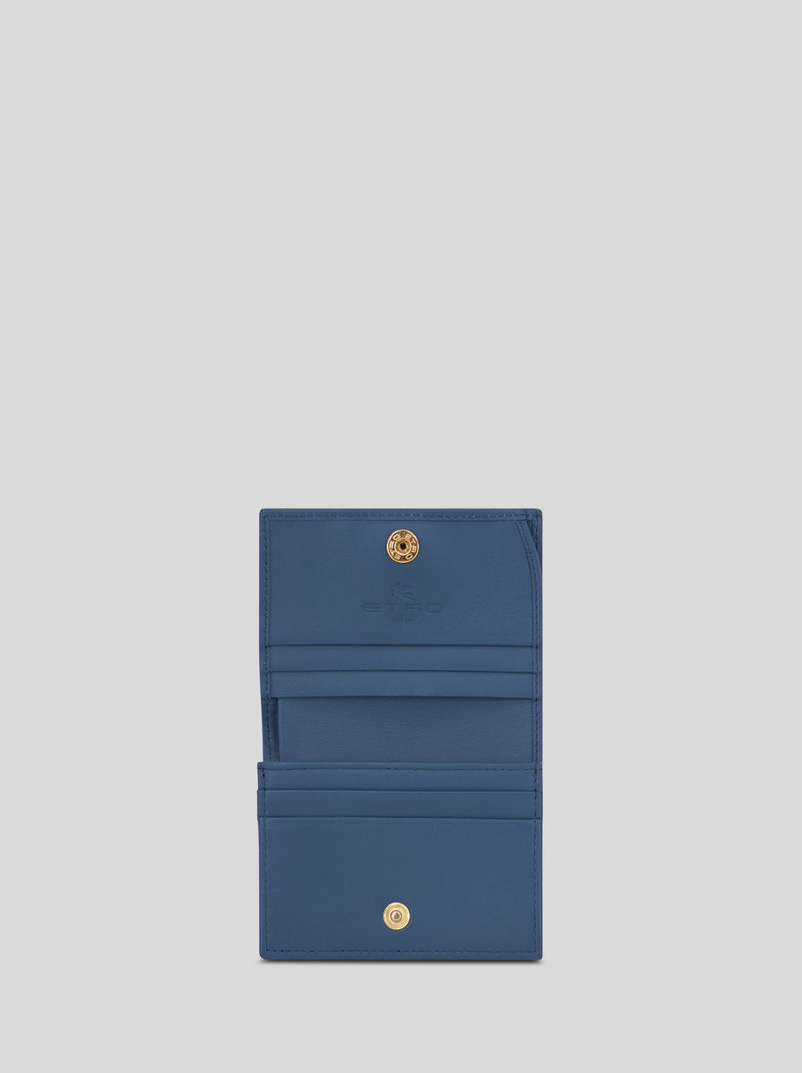 LEATHER PURSE WITH PEGASO - 3