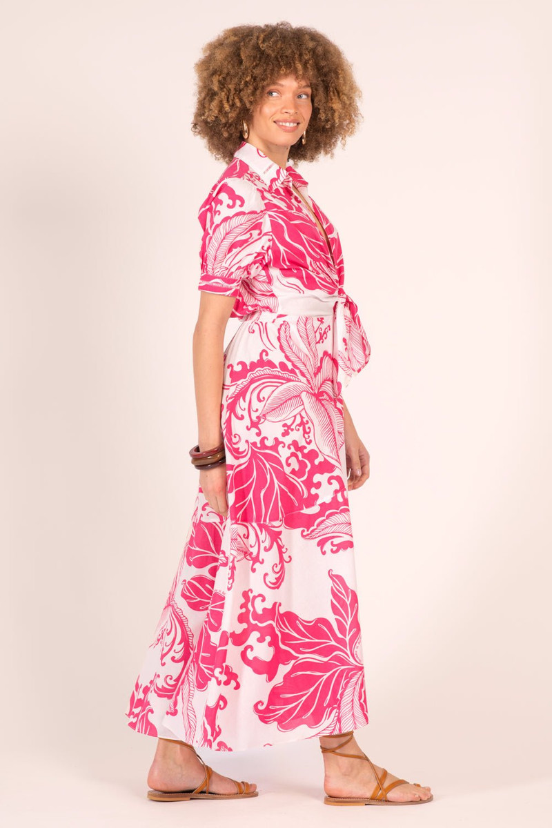 Long Dress Eren - Pink Reef Wave 4