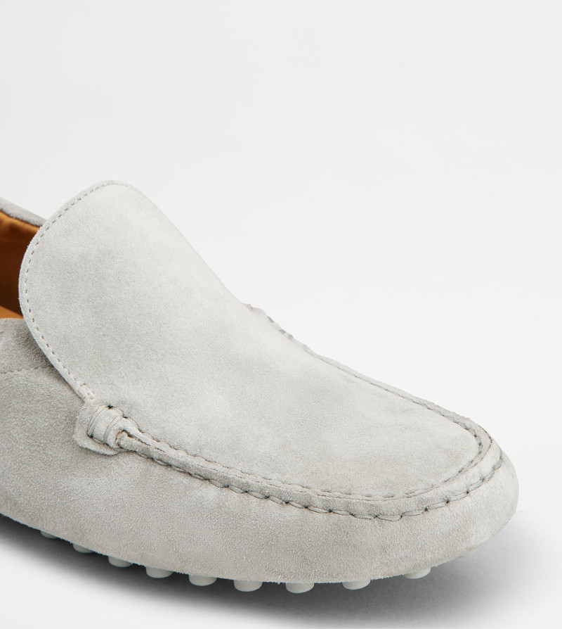 GLOVE GOMMINO LOAFERS IN SUEDE - GREY 6