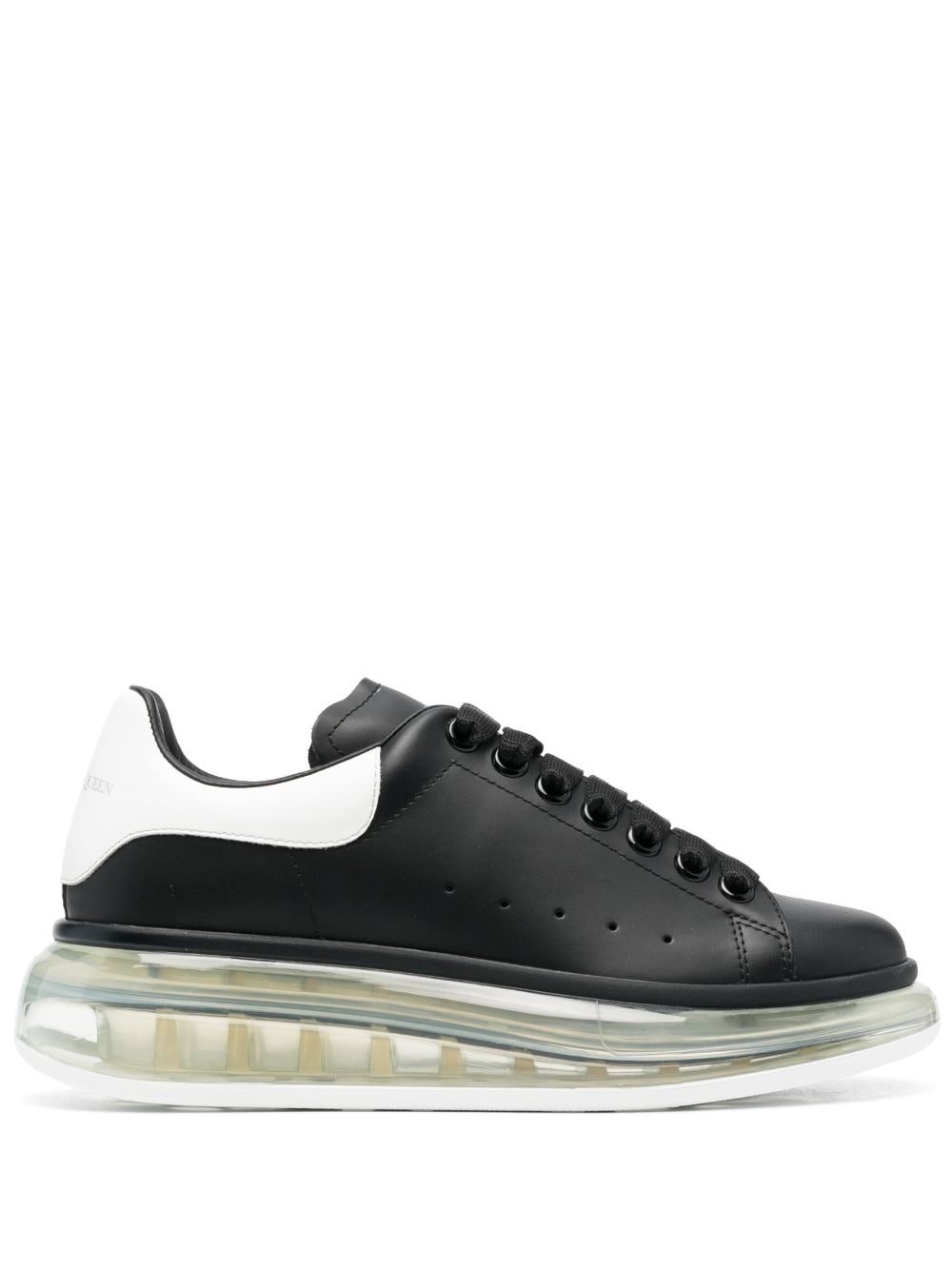 Oversized transparent-sole sneakers - 1