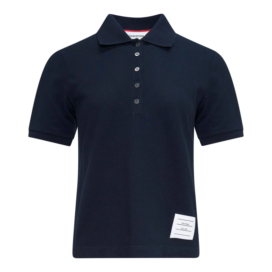 Short Sleeve Rib Cuff Polo - 1