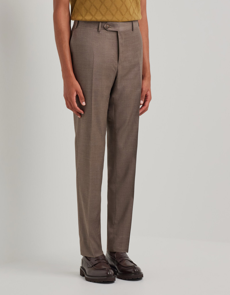BROWN PANTS IN 150'S WOOL 3