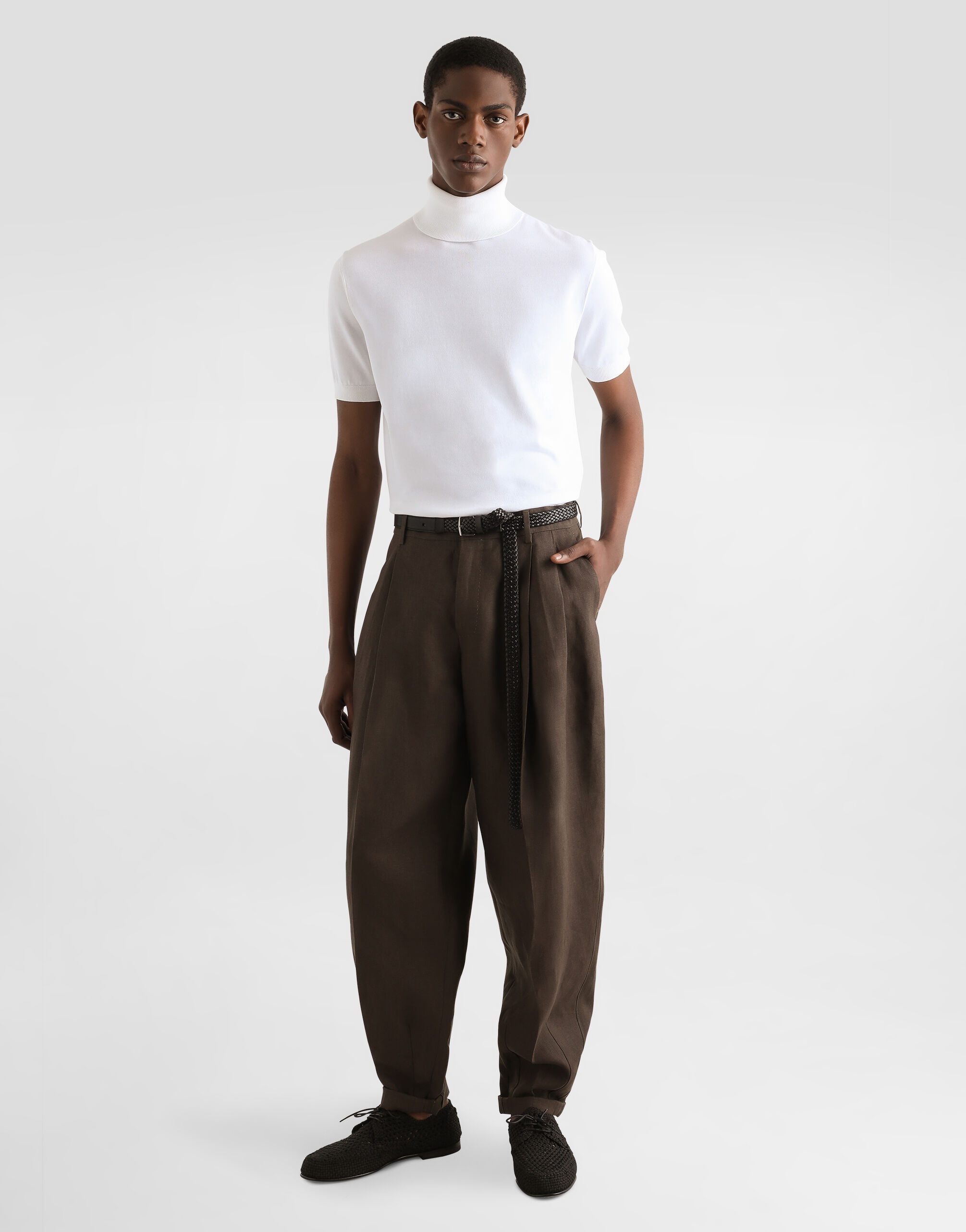 Short-sleeved cotton polo-shirt - 2
