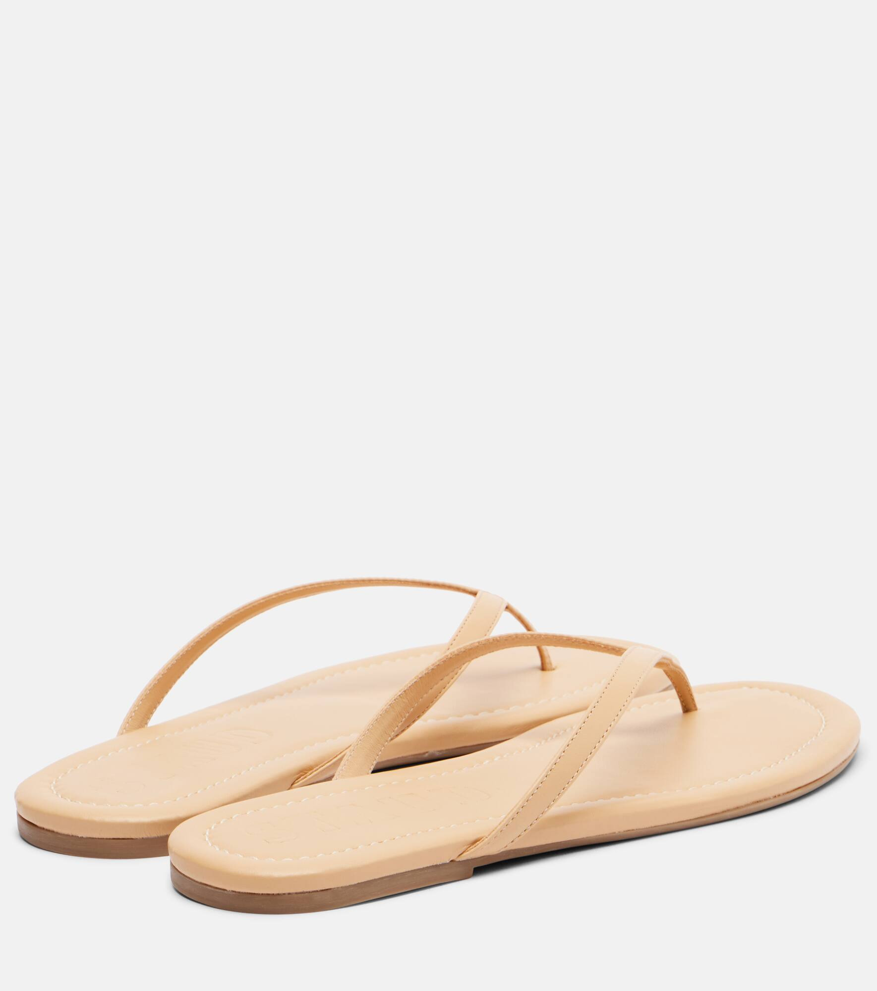Freja leather thong sandals - 2
