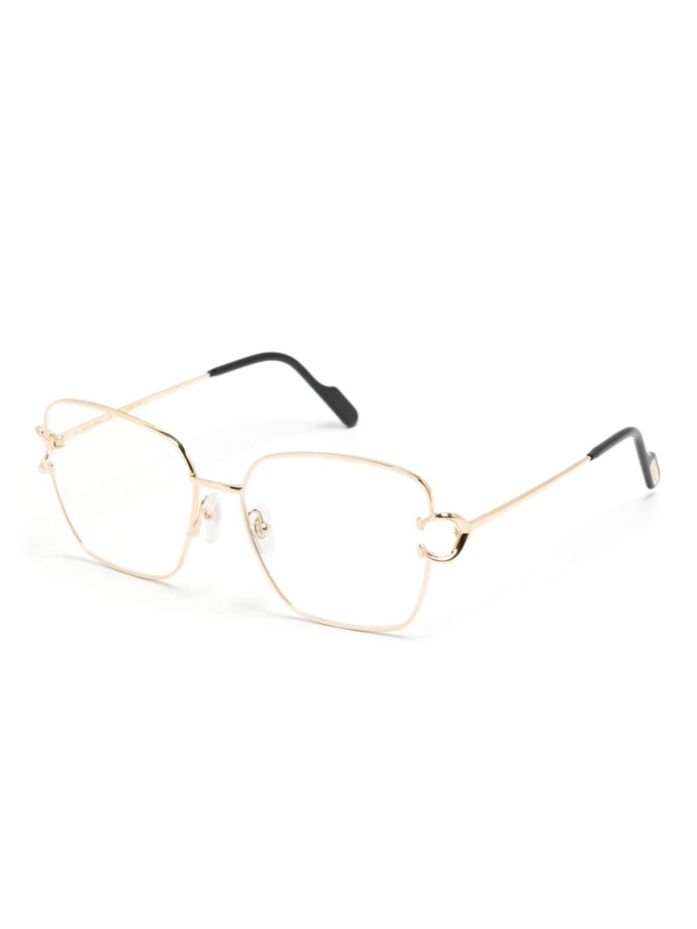 square-frame glasses - 2