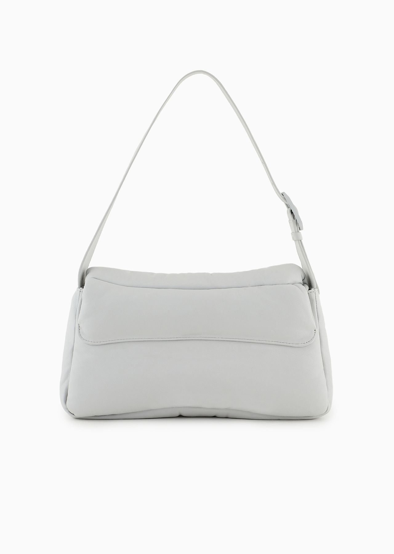 Oversized baguette shoulder bag in puffy nappa leather - 3