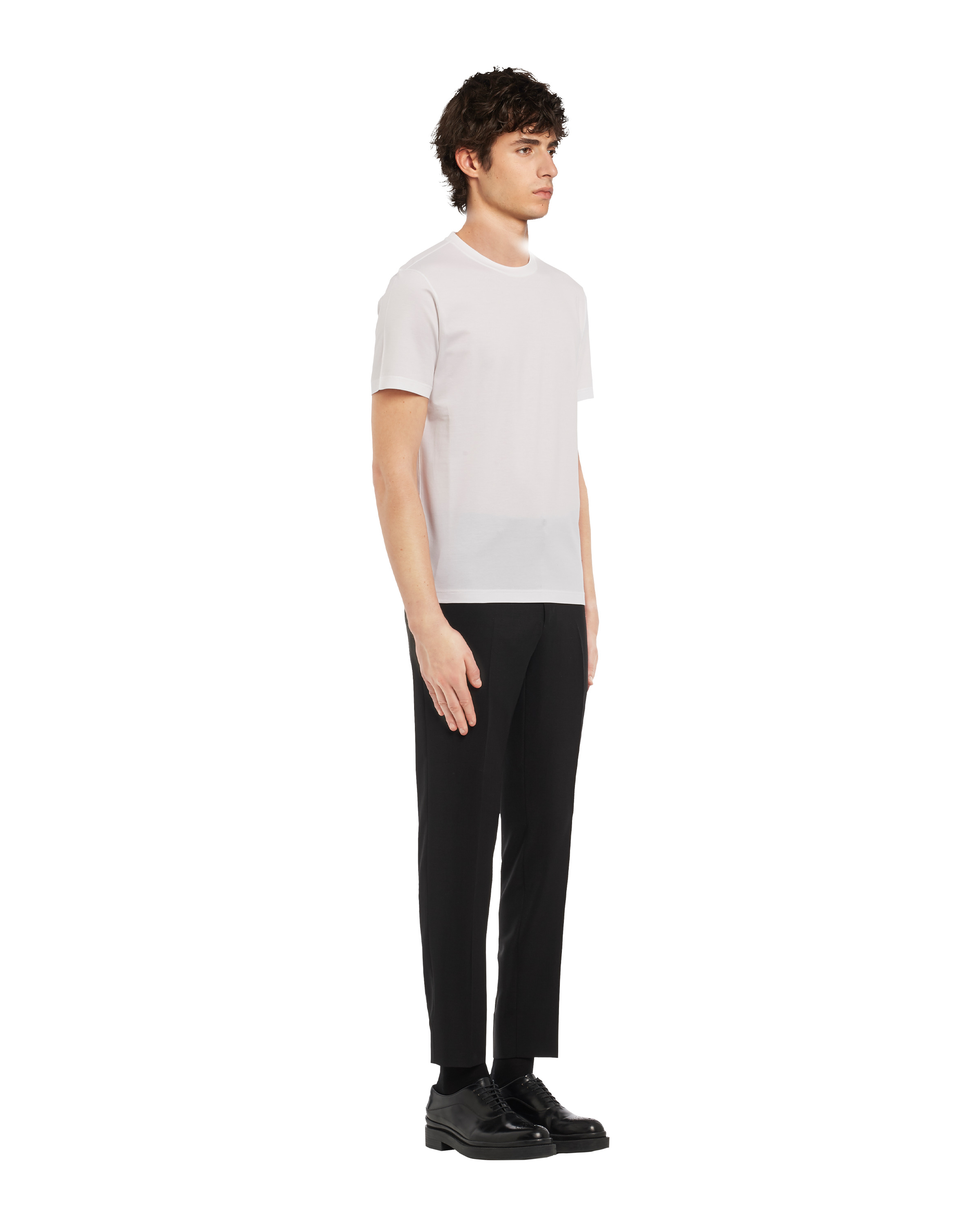 Stretch cotton T-shirt - 3