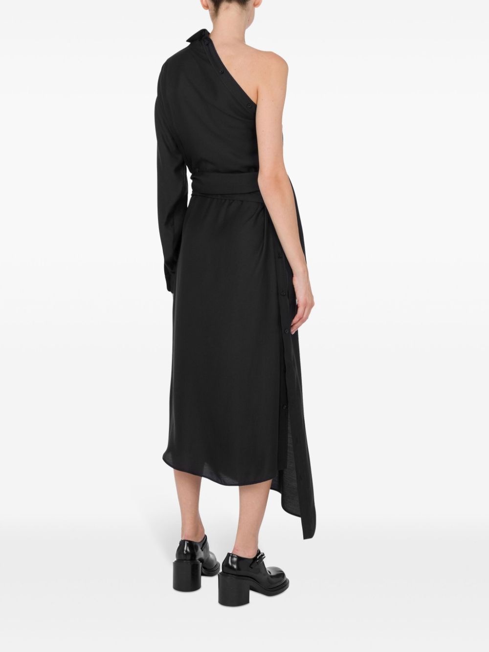 one-shoulder maxi dress - 3