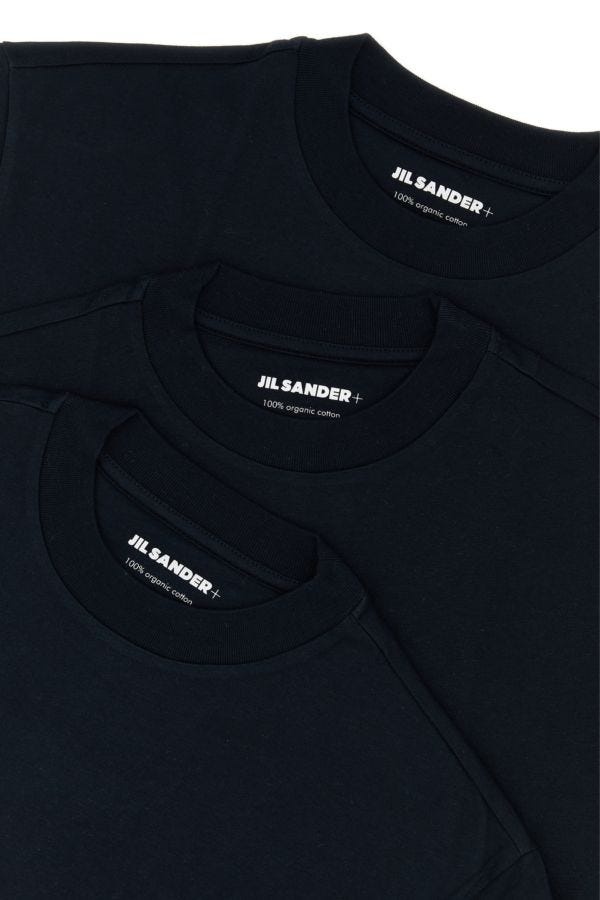 【関税&送料込】Jil Sander Midnight Blue Cotton T-Shirt Set Jil Sander Midnight blue cotton t-shirt set