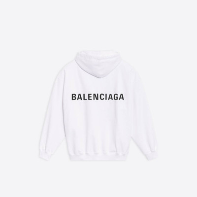 BALENCIAGA Men's Balenciaga Hoodie in White outlook