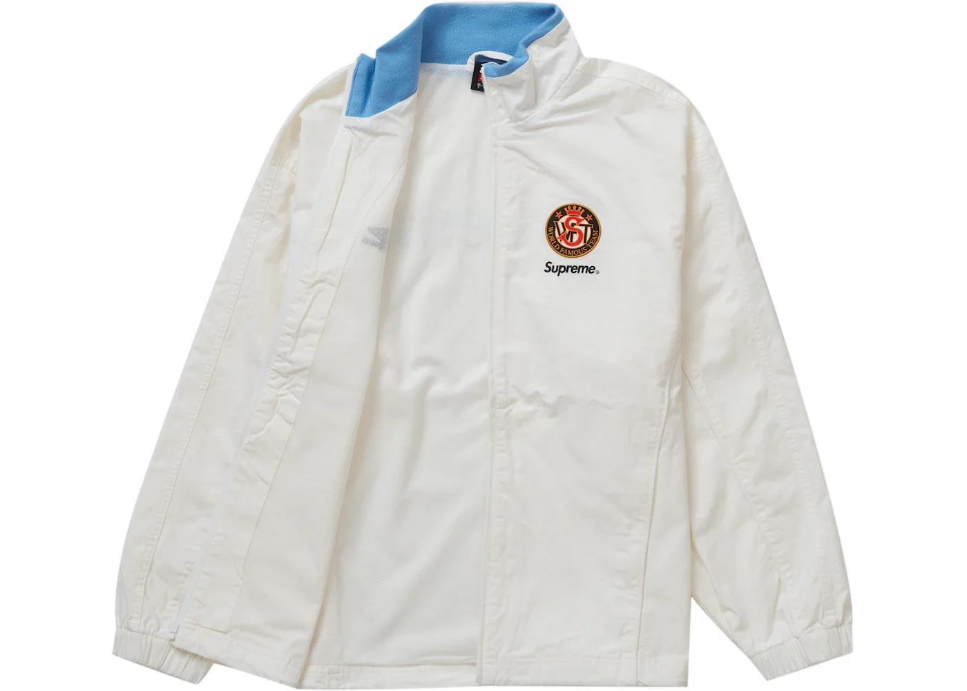 Supreme Supreme Umbro Cotton Ripstop Track Jacket White | REVERSIBLE