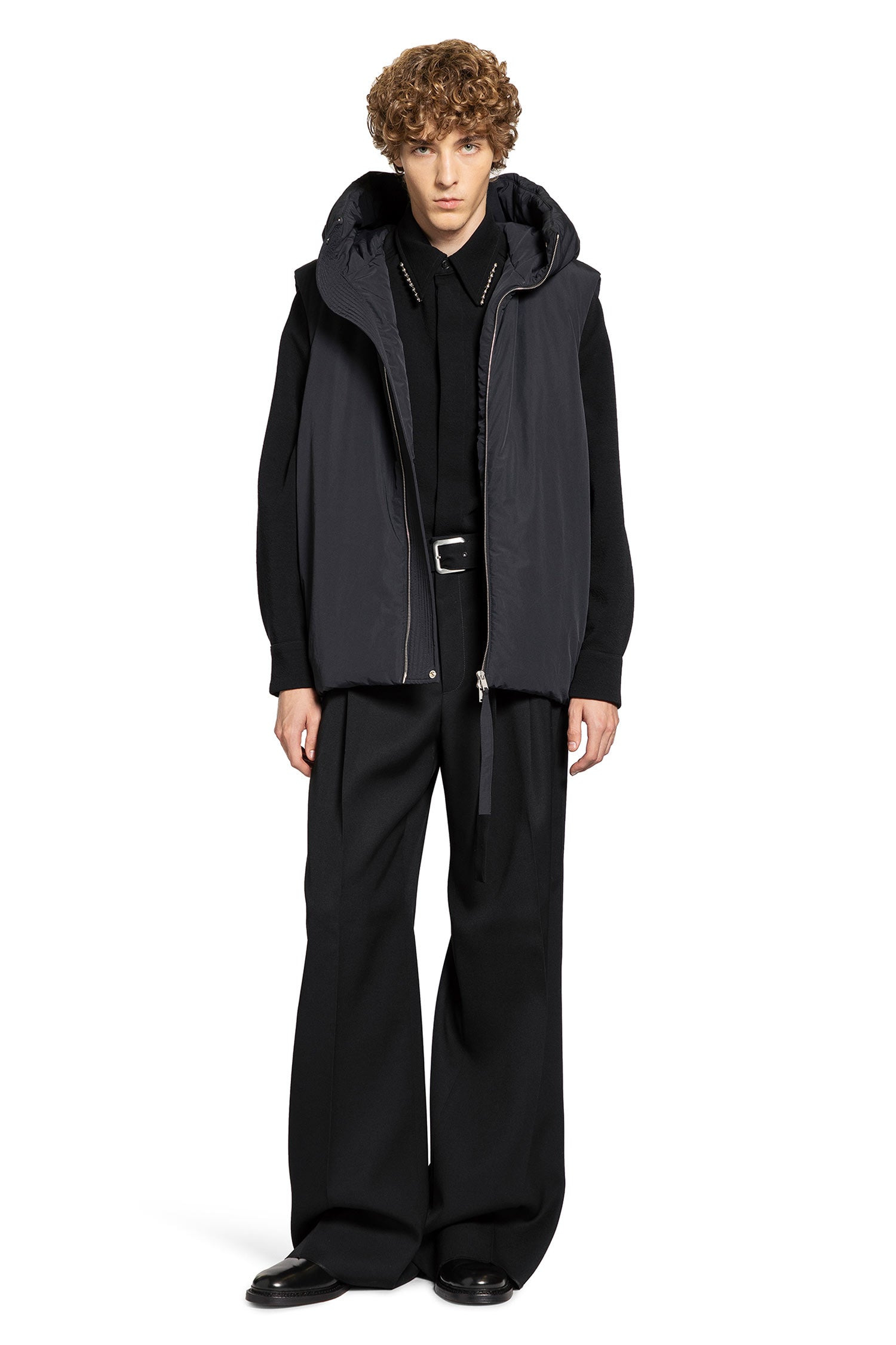 Jil Sander Man Black Vests - 5