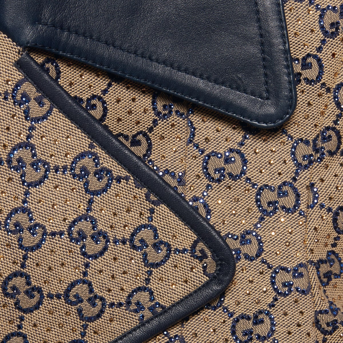 GG canvas coat with crystals - 6