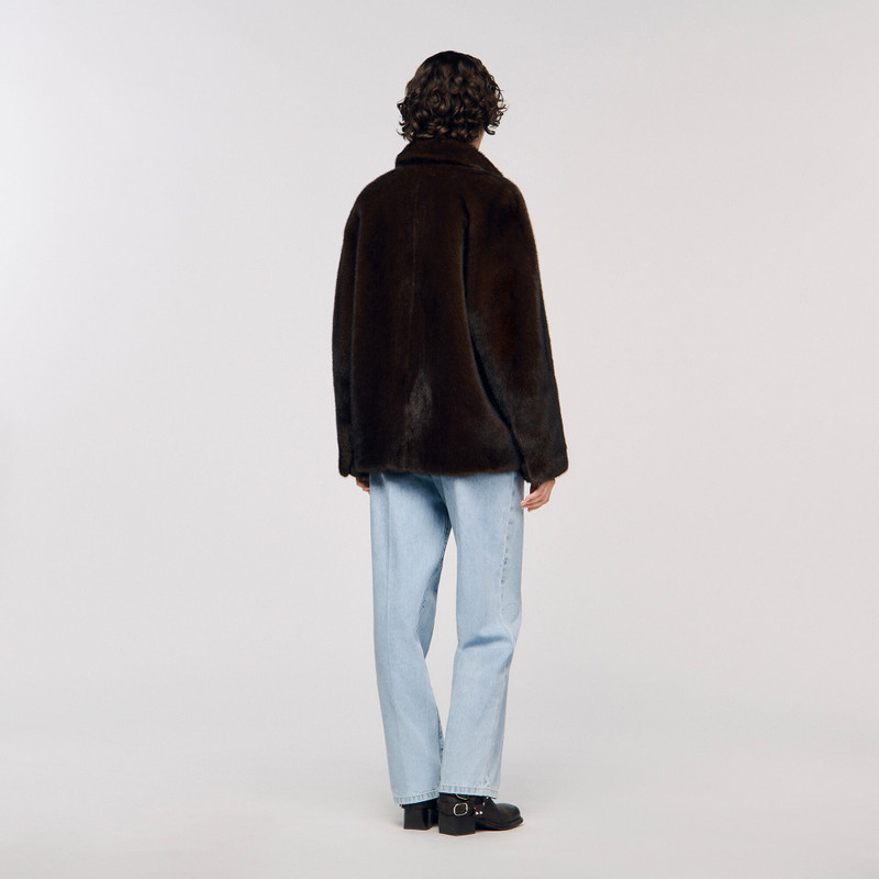 JACKET-STYLE FAUX FUR COAT 6