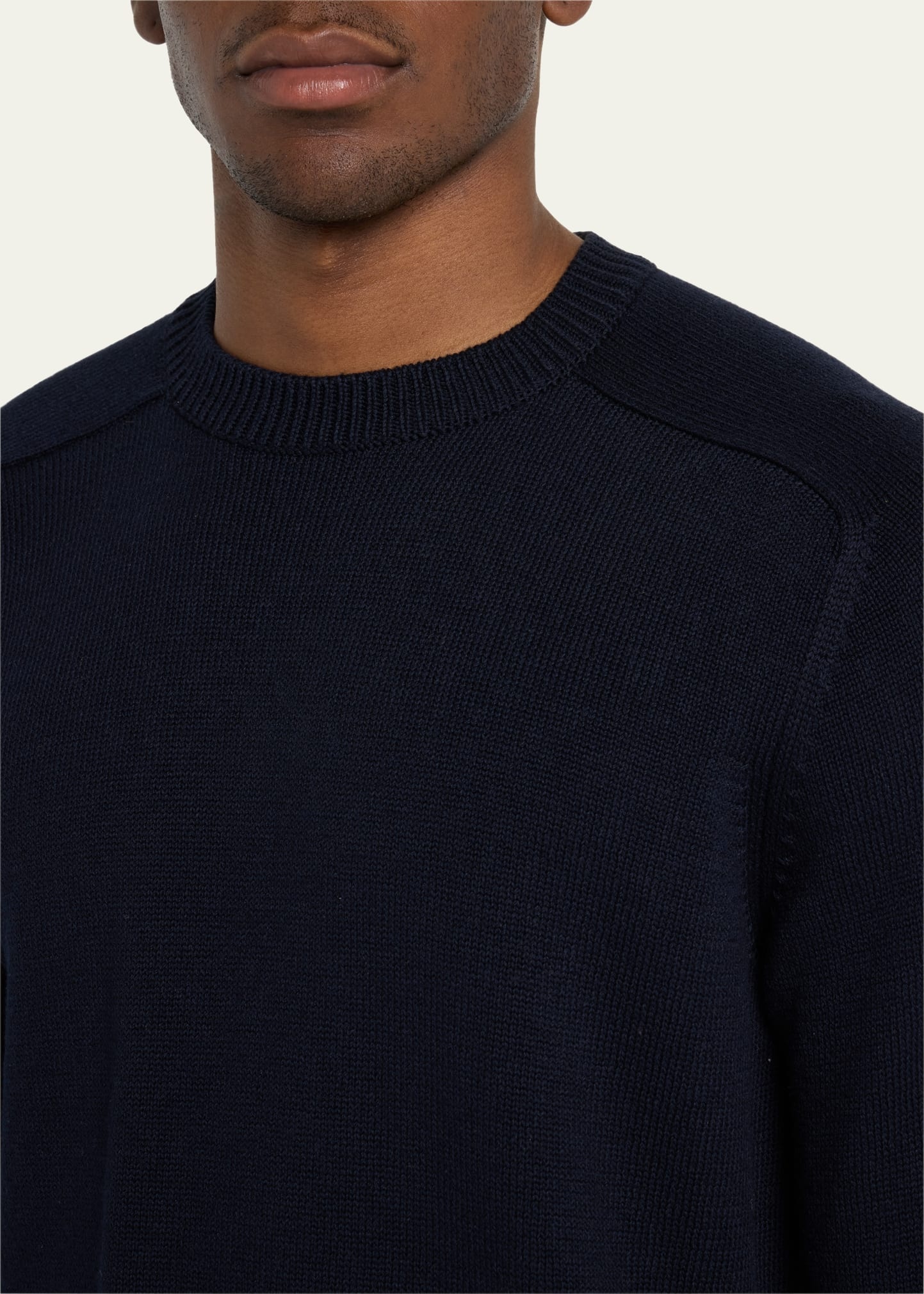 Men's Warwik Cotton-Silk Crewneck Sweater - 5