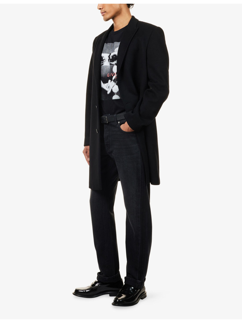 Givenchy Brand-Patch Straight-Leg Denim Jeans outlook