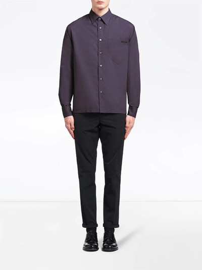 Prada classic straight-fit shirt outlook